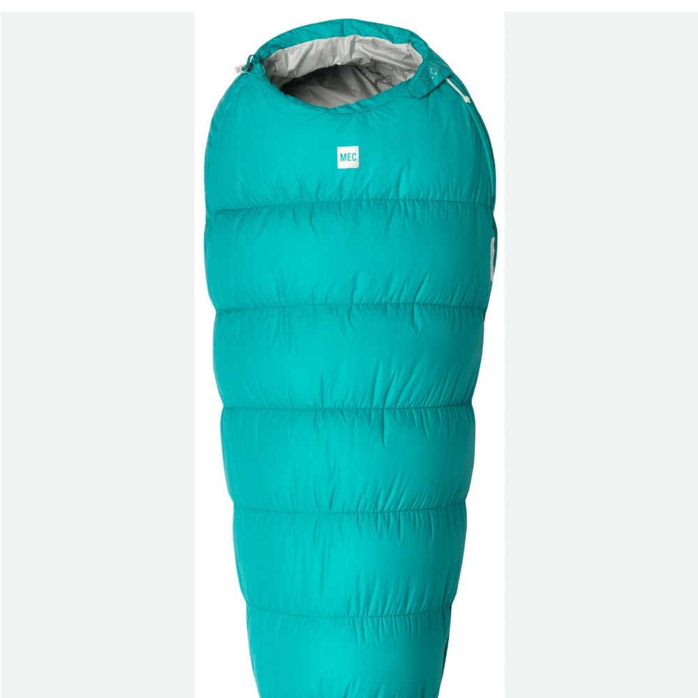 MEC Teal Sleeping Bag - youth size